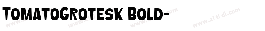 TomatoGrotesk Bold字体转换